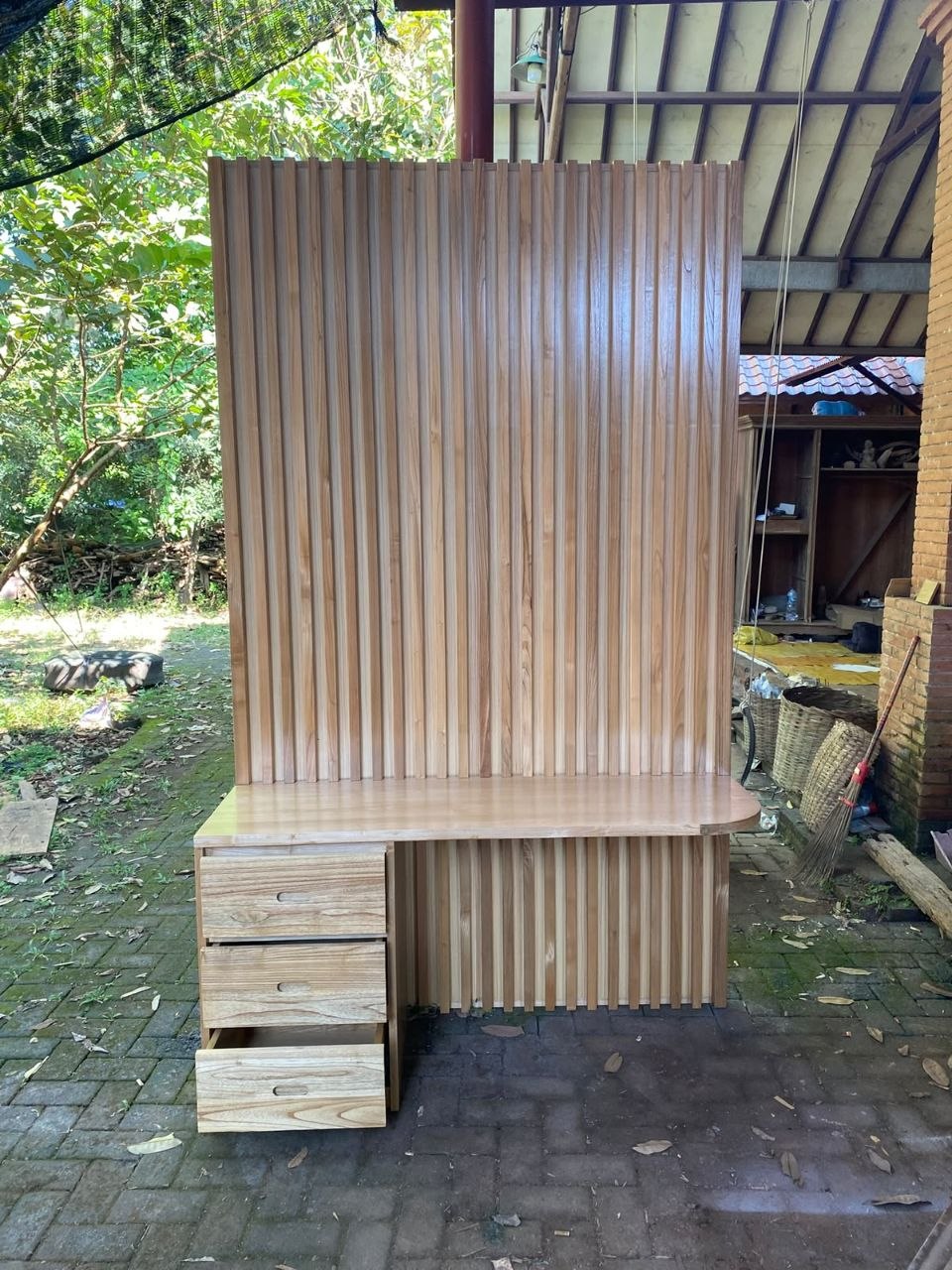 Custom Desk & Wall Panel